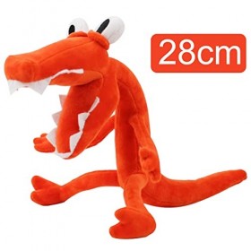 simyron Orange Friends Peluche Soft Orange Friend Doll, lézard Jeu en Peluche pour Roblox Friend Arc-en-Ciel Fans Collection 