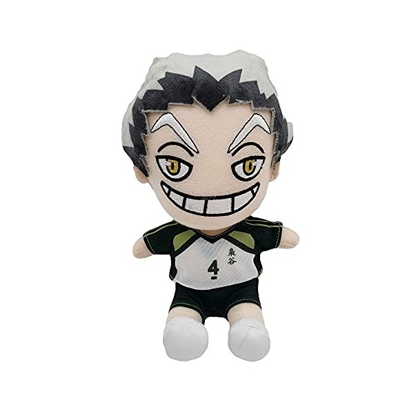 Lzrong Haikyuu!! Poupée en peluche Personnage animé populaire Poupée en peluche Coussin décoratif Cadeau de Noël pour les fan