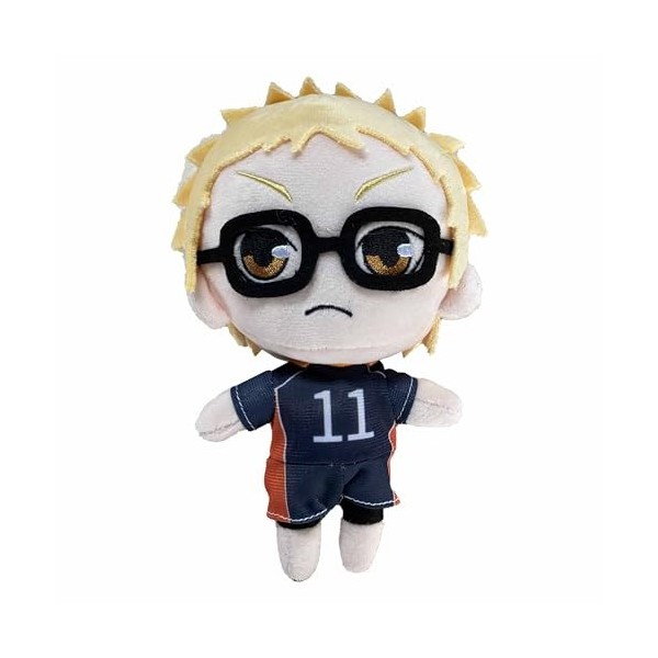 Lzrong Haikyuu!! Poupée en peluche Personnage animé populaire Poupée en peluche Coussin décoratif Cadeau de Noël pour les fan