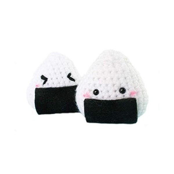 Onigiri Amigurumi Peluche nourriture japonaise