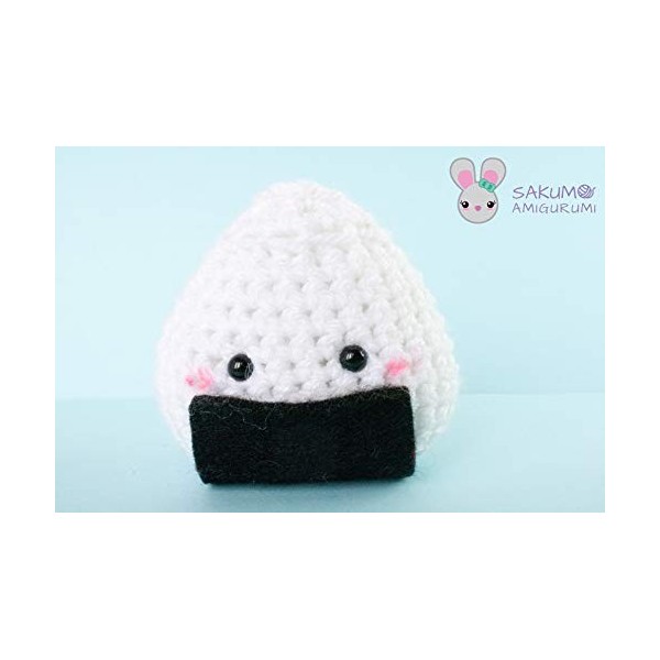 Onigiri Amigurumi Peluche nourriture japonaise