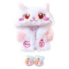 niannyyhouse Vêtements de poupée en peluche rose de 20 cm, veste à capuche et chaussures de 20,3 cm, accessoires de poupée r