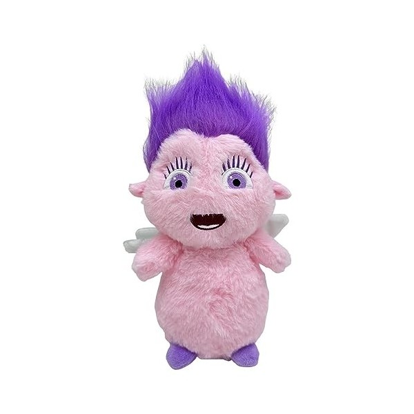 Bibble Plush Toy | 15" Bibble Plushies | Poupée en Peluche Elfe Kawaii Aux Cheveux Violets poupée en Peluche Maison Chambre d