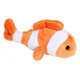 katerina prestige Peluche Poisson Clown dans Pochette Cadeau 9/8/6 cm