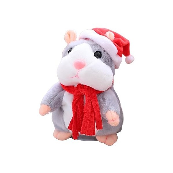 TESAY Jouet en Peluche Hamster Parlant, Jouet Parlant interactif en Peluche en Forme danimal, Jouets interactifs Amusants po