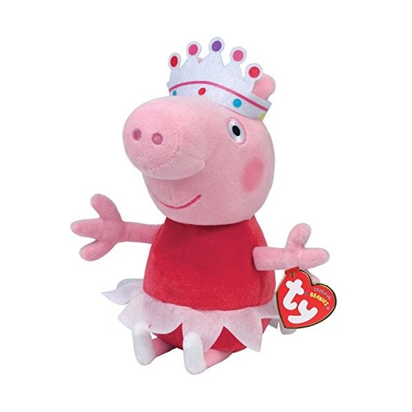 Peppa Pig TY 6" Plush - Peppa Pig Ballerina