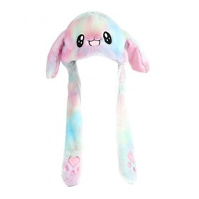 Toyvian Mignon chapeau de lapin avec oreilles de lapin - Chapeau mobile - Chapeau en peluche amusant pour enfants et femmes -