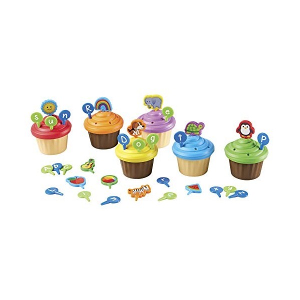 Décorations de cupcakes de l’alphabet de Learning Resources