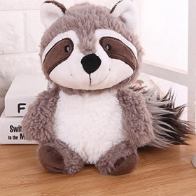 Cipliko Coussin en Peluche Raton Laveur pour Enfants - Motif Raton Laveur - pour Exposer et se détendre - Salon