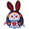 Toyvian Lapin Ornement Lapin Mascotte en Peluche Jouet Lapin Porte Cheminée Suspendue Peluche Lapin Poupée 2023 Zodiaque Lapi