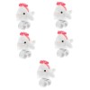 STOBOK Bracelet Cercle Pop Bracelet en Peluche Jouet en Peluche Animal en Peluche Bande De Claquement danimaux en Peluche Jo