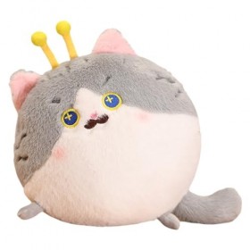 Oreiller en peluche de chat, animal en peluche de chat dabeille en peluche vive, cadeaux de dessin animé, jouets de poupée, 