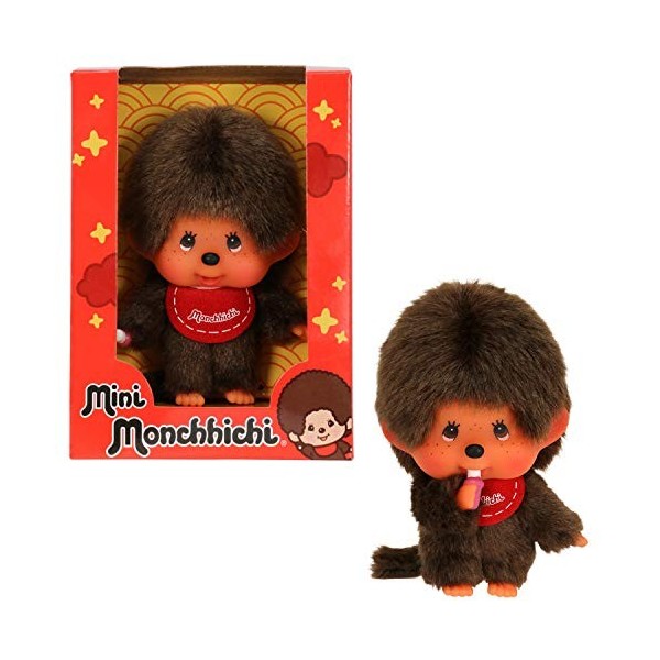 Monchhichi- Peluche-Mini Moncchichi-SE24128, SE24128, Multicolore