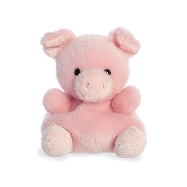 Aurora, 61242, Palm Pals, Cochon Wizard, 13 cm, Peluche, Rose