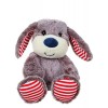 GIPSY Toys - Peluche Les Marinières 15 cm âne Gris Rayures Rouges - Peluche pour Enfant - - Gris, Rayures rouges071599