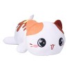 TROONZ Animaux en Peluche Chat, Animal en Peluche Chaton Dessin animé Doux 15,75 Pouces, Poupée en Peluche décorative à Colle