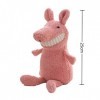 LAARNT 25cm Rose Kawaii Smiley Cochon Jouet en Peluche avec Dent, Cochon Animal Doux Anime Oreiller CâLin Super Doux DéCorati