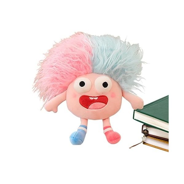 Maseyivi Poupée avec des Cheveux - Chiffon en Peluche pour Filles,Poupée Chiffon en Peluche avec Visage Gimmick drôle, Yeux P