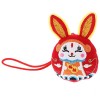 VICASKY Lapin Ornement 2023 Zodiaque Lapin Poupée en Peluche Lapin Poupée Chanceux en Peluche Lapin Suspendu Chinois Nouvel a