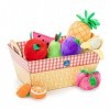 Panier de fruits de Learning Resources avec 11 fruits en peluche, à partir de 2 ans