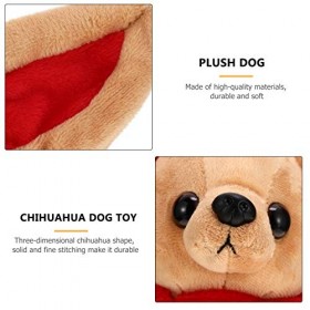 SAFIGLE 1 Pc Jouet Chiot Figurines pour Enfants Joli Jouet en Peluche pour Chien Jouet Pelucheux pour Chien Jouet pour Chien 