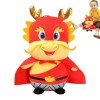 Animal en peluche mascotte dragon 2024 | Pendentif mascotte en peluche, animaux en peluche, jouets,Poupée du nouvel an, Drago