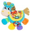 Playgro - 40016 - Hochet Multi-activités Âne, À partir de 3 Mois, Sans BPA, Playgro Toy Box Pferd Clip Clop, Bleu/Multicolore