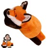 LINGJIONG Animal en Peluche lesté, Animaux en Peluche lestés par lanxiété pour Renard Crocodile Paresseux Stuffed, Cadeaux d