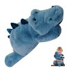 LINGJIONG Animal en Peluche lesté, Animaux en Peluche lestés par lanxiété pour Renard Crocodile Paresseux Stuffed, Cadeaux d