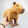 Animal en Peluche Capybara, Jouet en Peluche Réaliste, Simulation Capybara en Peluche, Jouets en Peluche Kawaii, Douce et Sou