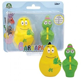 Giochi Preziosi Barbapapà - Barbazò et Barbalalla - Lot de 2 Mini Personnages - Série 1 - Tous à Collectionner - pour Enfants
