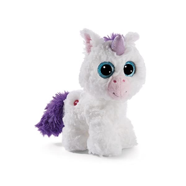 NICI Cuddly Toy Glubschis Unicorn Lilaluna 17 cm White Standing – Sustainable Soft Plush Toy Cute Plush Toy for Cuddling and 