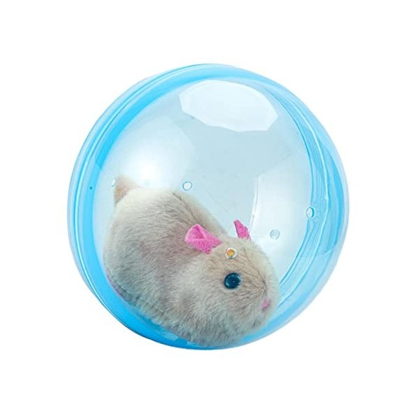 MagiDeal Balle électrique Jouets Outdoor Playset Animaux en Peluche Jouets pour garçons et Filles, Hamster Blanc