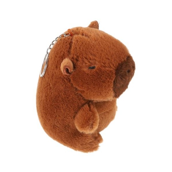 KOMBIUDA Animal En Peluche Porte-Clés En Peluche Animal En Peluche Capybara Porte-Clés En Peluche Capybara Porte-Clés Bourse 