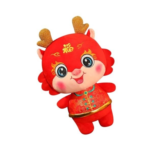 NOLITOY Jouets Poupée en Peluche Dragon De Style Chinois Jouet De Dragon pour Enfants Poupée De Dragon Dragon en Peluche Joue