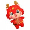 NOLITOY Jouets Poupée en Peluche Dragon De Style Chinois Jouet De Dragon pour Enfants Poupée De Dragon Dragon en Peluche Joue