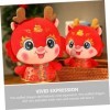 NOLITOY Jouets Poupée en Peluche Dragon De Style Chinois Jouet De Dragon pour Enfants Poupée De Dragon Dragon en Peluche Joue