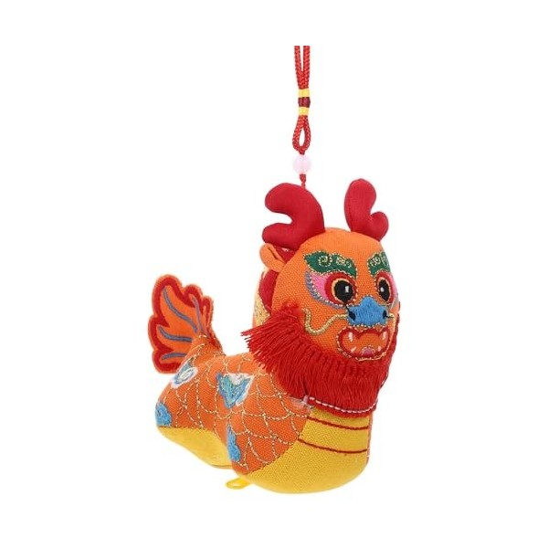 MAGICLULU Animal en Peluche Dragon 2024 Poupée du Zodiaque Chinois De 14Cm pour Rétroviseur De Voiture Accessoires Suspendus 