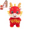 Firulab Animaux en Peluche Dragon du Nouvel an Chinois | Animal en Peluche Dragon 2024,Peluches Dragon du Zodiaque Chinois 3D