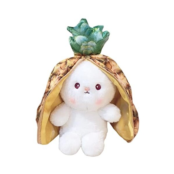 Jouets Peluche Lapin | Poupée danimal en Lapin Pâques Fruit du Dragon/Ananas/Melon deau/Kiwi | Lapin Pâques en Peluche Mign