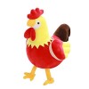 URFEDA Peluche de Poule, 30cm Jaune Peluche Coq, Animaux de Ferme Réalistes, Jouets en Peluche, Coussin doreiller Douce, Déc