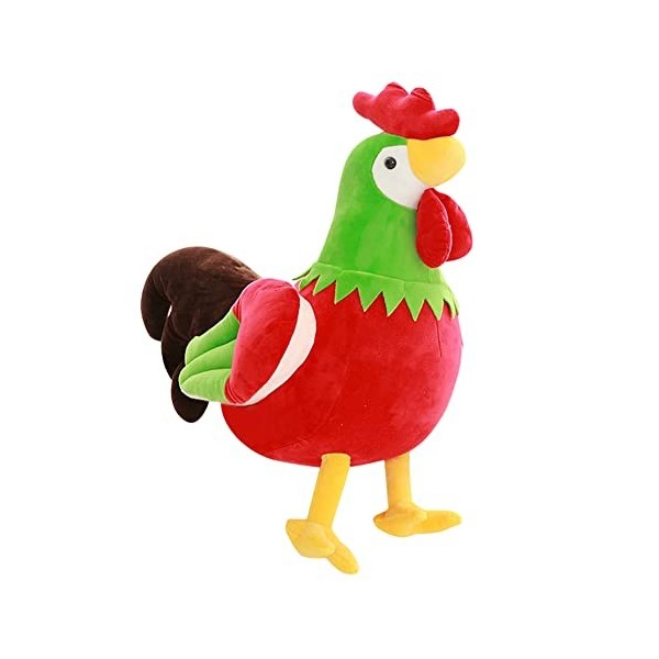 URFEDA Peluche de Poule, 30cm Jaune Peluche Coq, Animaux de Ferme Réalistes, Jouets en Peluche, Coussin doreiller Douce, Déc