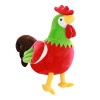 URFEDA Peluche de Poule, 30cm Jaune Peluche Coq, Animaux de Ferme Réalistes, Jouets en Peluche, Coussin doreiller Douce, Déc