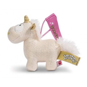 NICI 43721 Peluche Licorne Shooting Star, 11 cm avec Loop, dorée