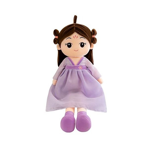 Poupée de Chiffon Fille Poupée en Tissu Doux de 60 cm Mignon Jouet en Peluche Bébé Douce Poupée Princesse Cadeau Fille pour à