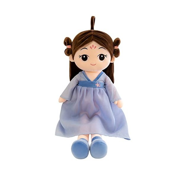 Poupée de Chiffon Fille Poupée en Tissu Doux de 60 cm Mignon Jouet en Peluche Bébé Douce Poupée Princesse Cadeau Fille pour à