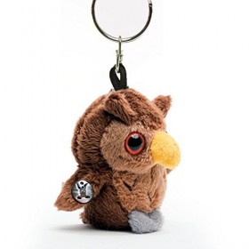 Uhu Porte-clés Uhu en peluche OMEGOS – Peluche chouette – Doudou * biz