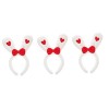 STOBOK Bandeau Doreille De Lapin Casque Doreille De Lapin En Peluche Bandeau De Fête De Pâques Bandeau Cosplay Lapin Bandea