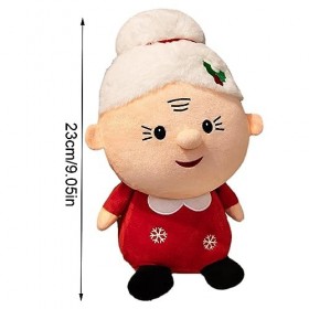 Adorable Jouet En Peluche Du Père Noël, Jouet Doux De Mme Claus De 9,8 Pouces, Jouet En Peluche De Mme Santa De 150 G, Poupée
