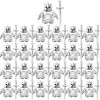 SENG Lot de 75 casques, armure de chevalier et armes personnalisées pour mini figurines SWAT Team Police Compatible avec Lego